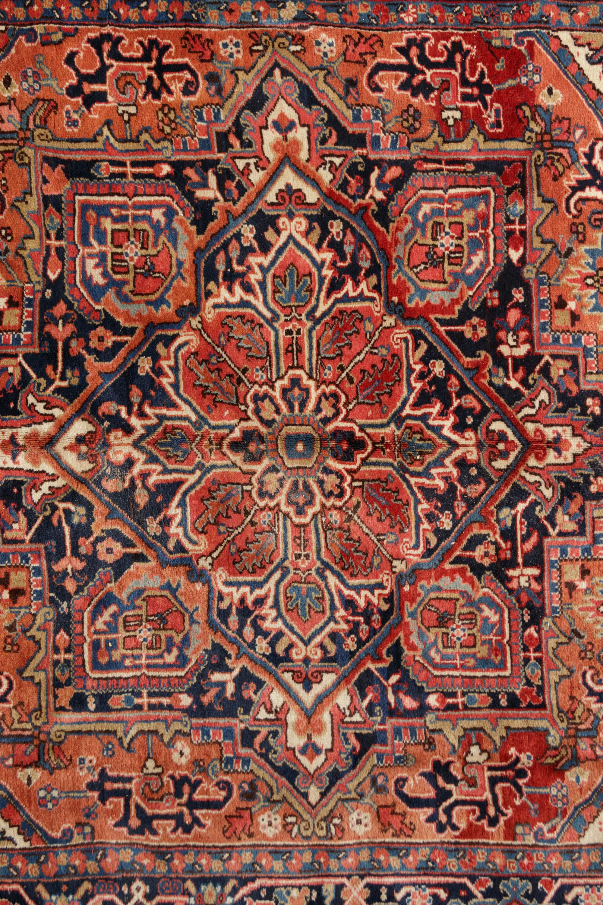 A Heriz Wool Rug