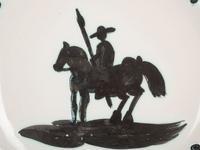 A pair of ceramics ( Taureau sous l’Arbre; Picador )(A.R. 159-160)