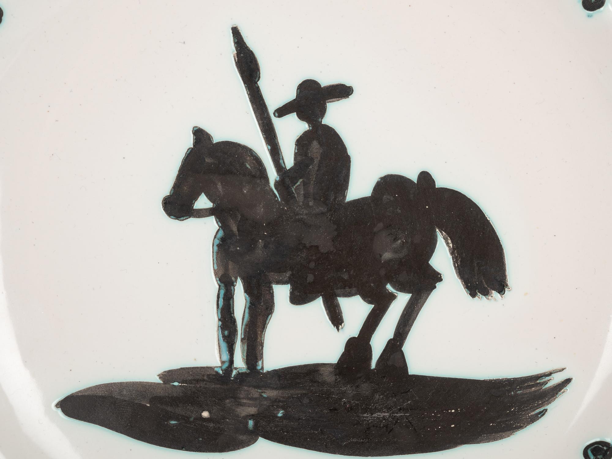 A pair of ceramics ( Taureau sous l’Arbre; Picador )(A.R. 159-160)