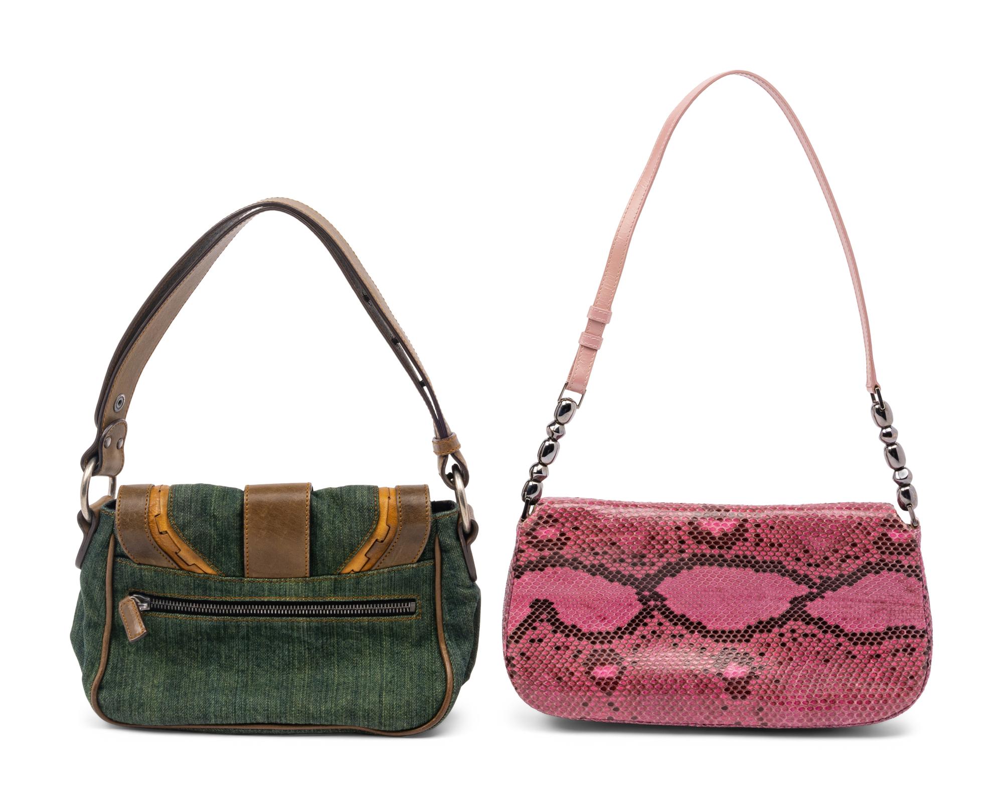 Two Christian Dior Shoulder Bags, 2000s