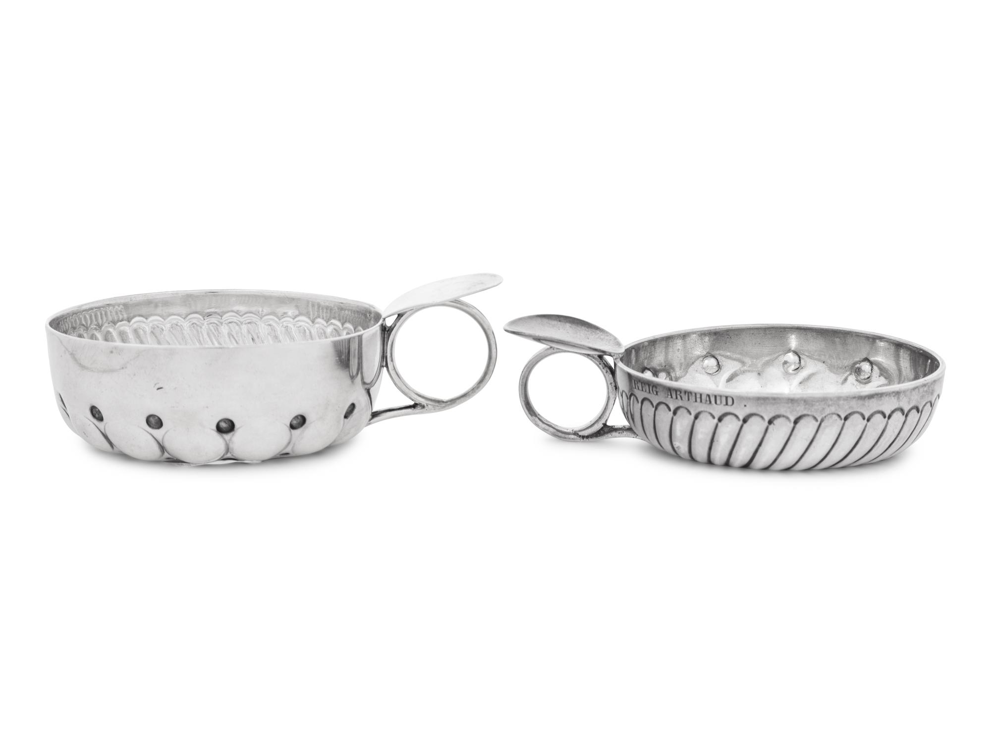 Two Silver Wine Tasters