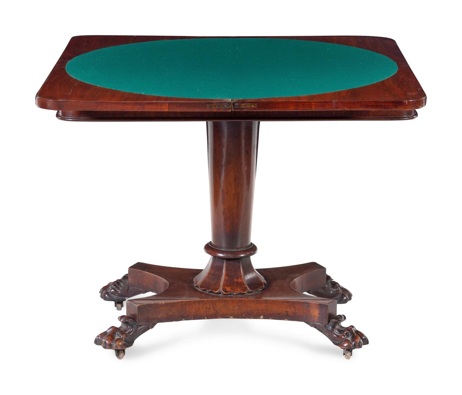 A Classical Mahogany Flip-Top Table