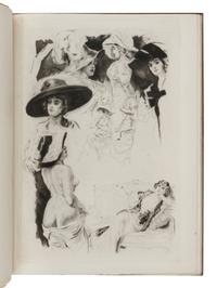 LOBEL-RICHE, Almery (1877-1950), illustrator. COQUIOT, Gustave (1865-1926). Poupées de Paris Bibelots de Luxe . Paris: Librairie de la Collection des Dix, 1912.