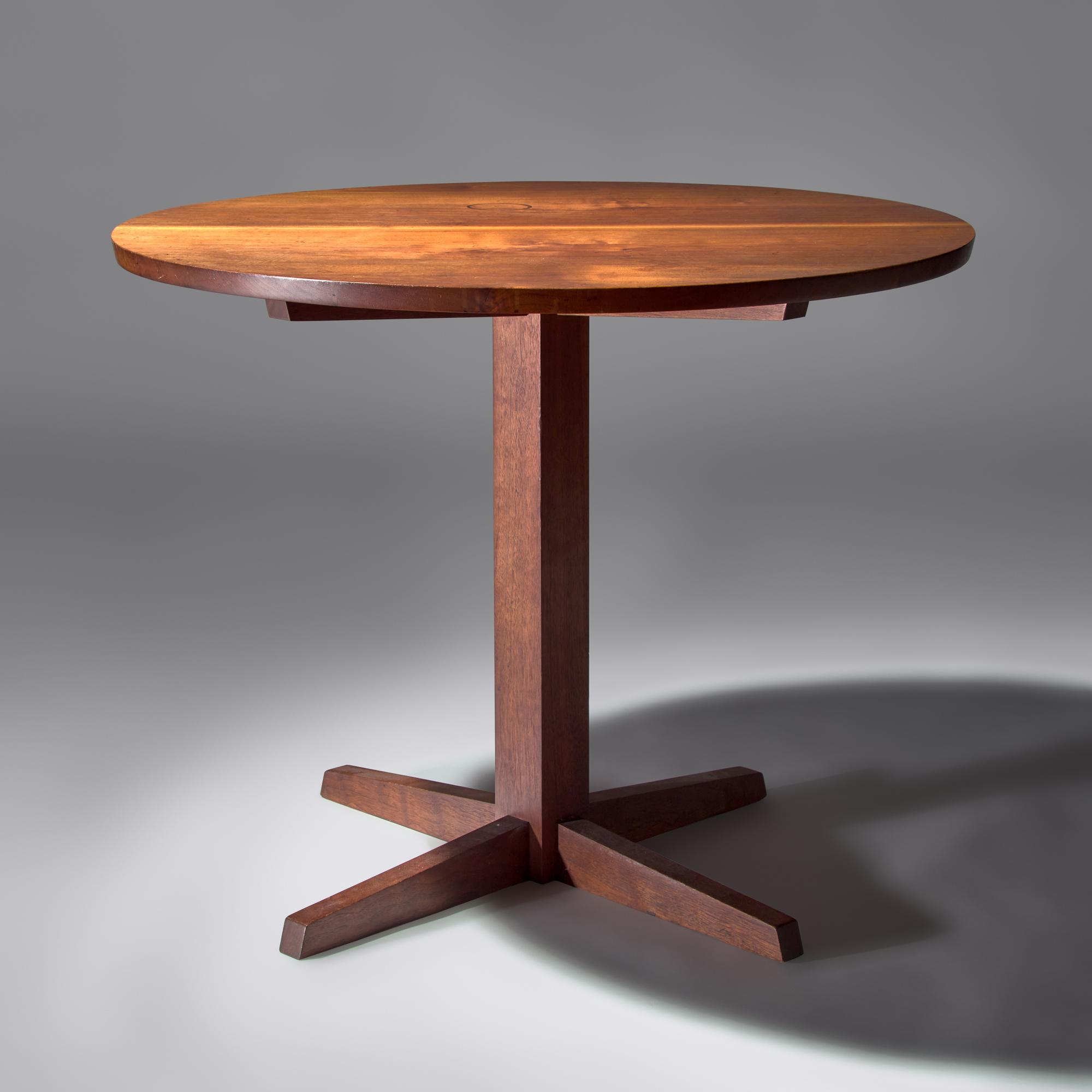 Round Top Pedestal Table, 1977