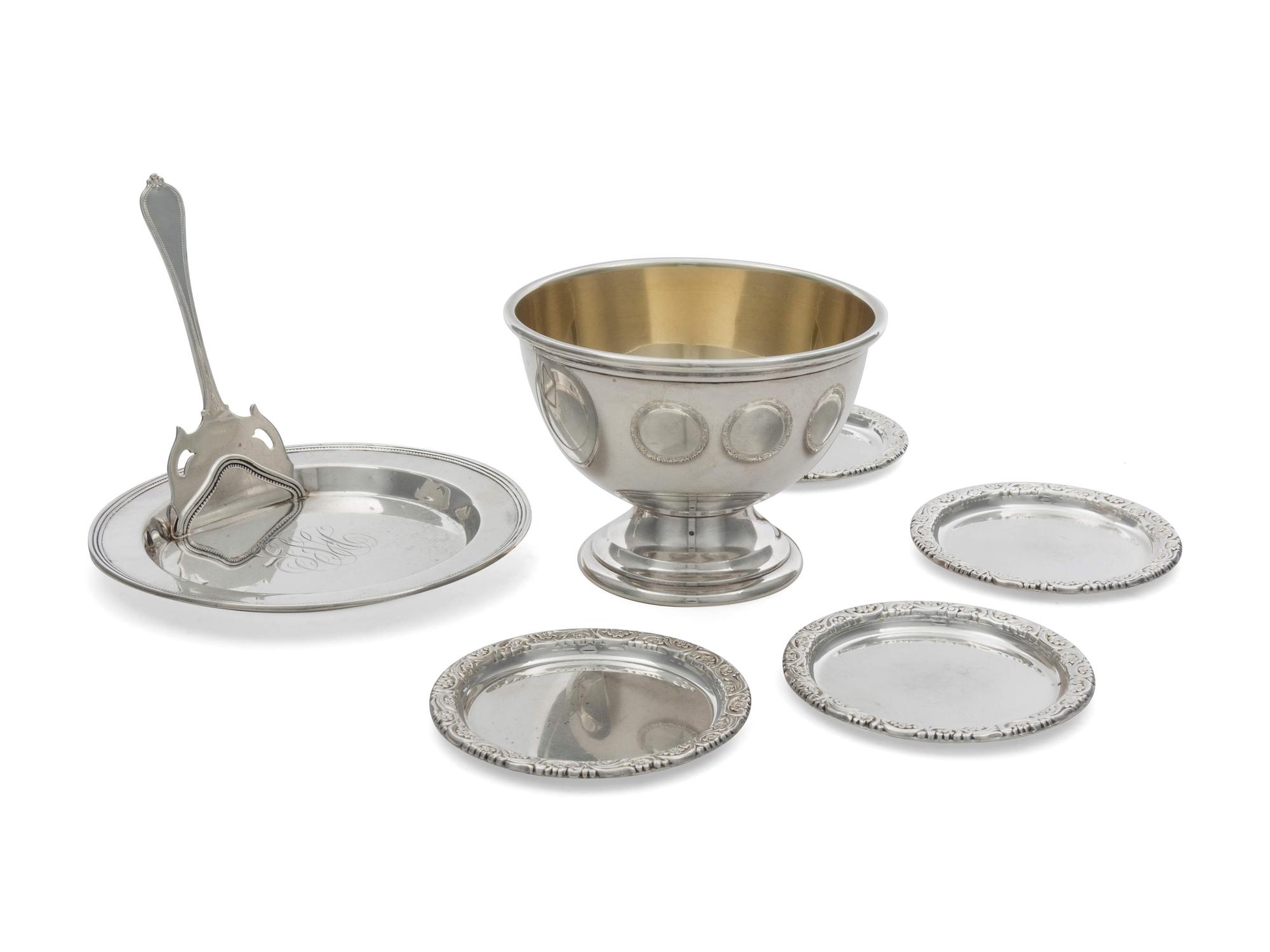A Collection of Silver and Silver-Plate Table Articles