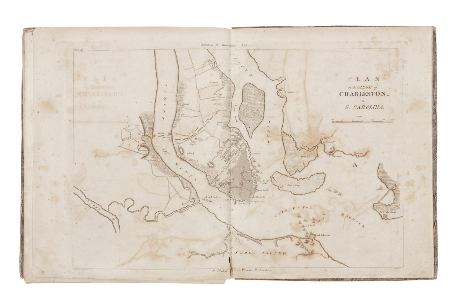 MARSHALL, John (1755-1835). The Life of George Washington: Maps and Subscribers' Names . Philadelphia: C.P. Wayne, 1807.