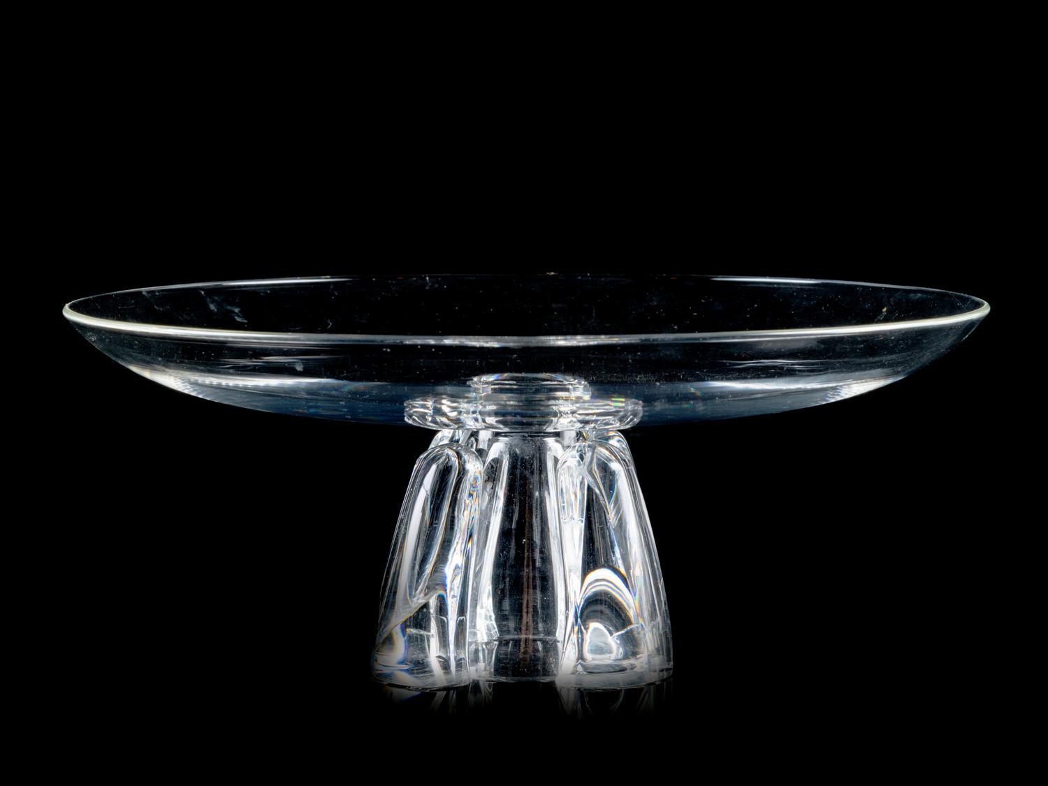 A Steuben Glass Centerpiece Bowl — 20TH CENTURY