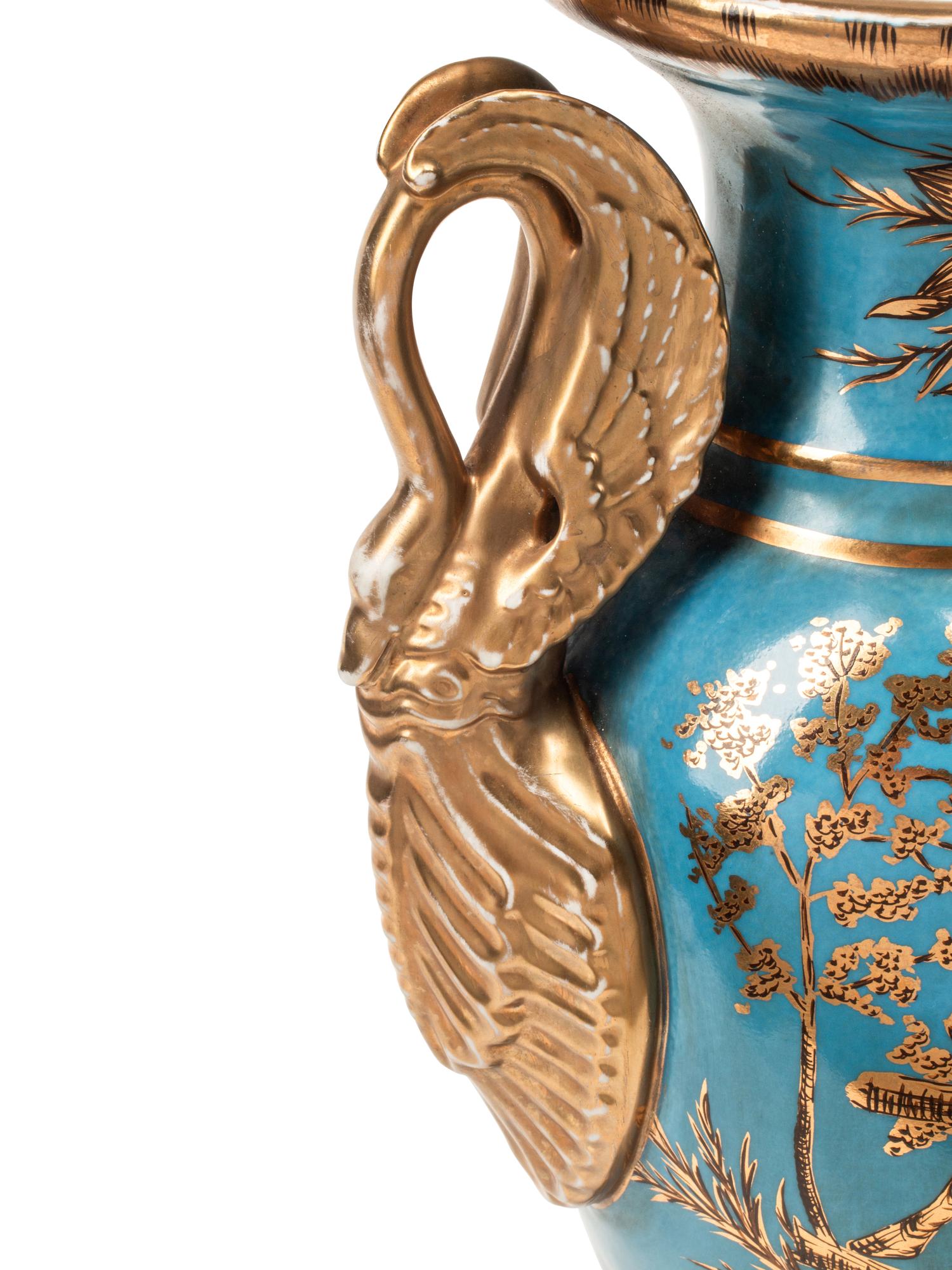 A Pair of Paris Porcelain Vases