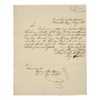 [Paulding, Hiram] [Pirates] MacIntosh, James M. Two Letters Reporting of Pirates