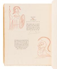[LIMITED EDITIONS CLUB] -- ARISTOPHANES (448?-380? B.C.) Pablo PICASSO (1881-1973), illustrator. Lysistrata . Gilbert SELDES (1893-1970), introductions. New York: Limited Editions Club, 1934.