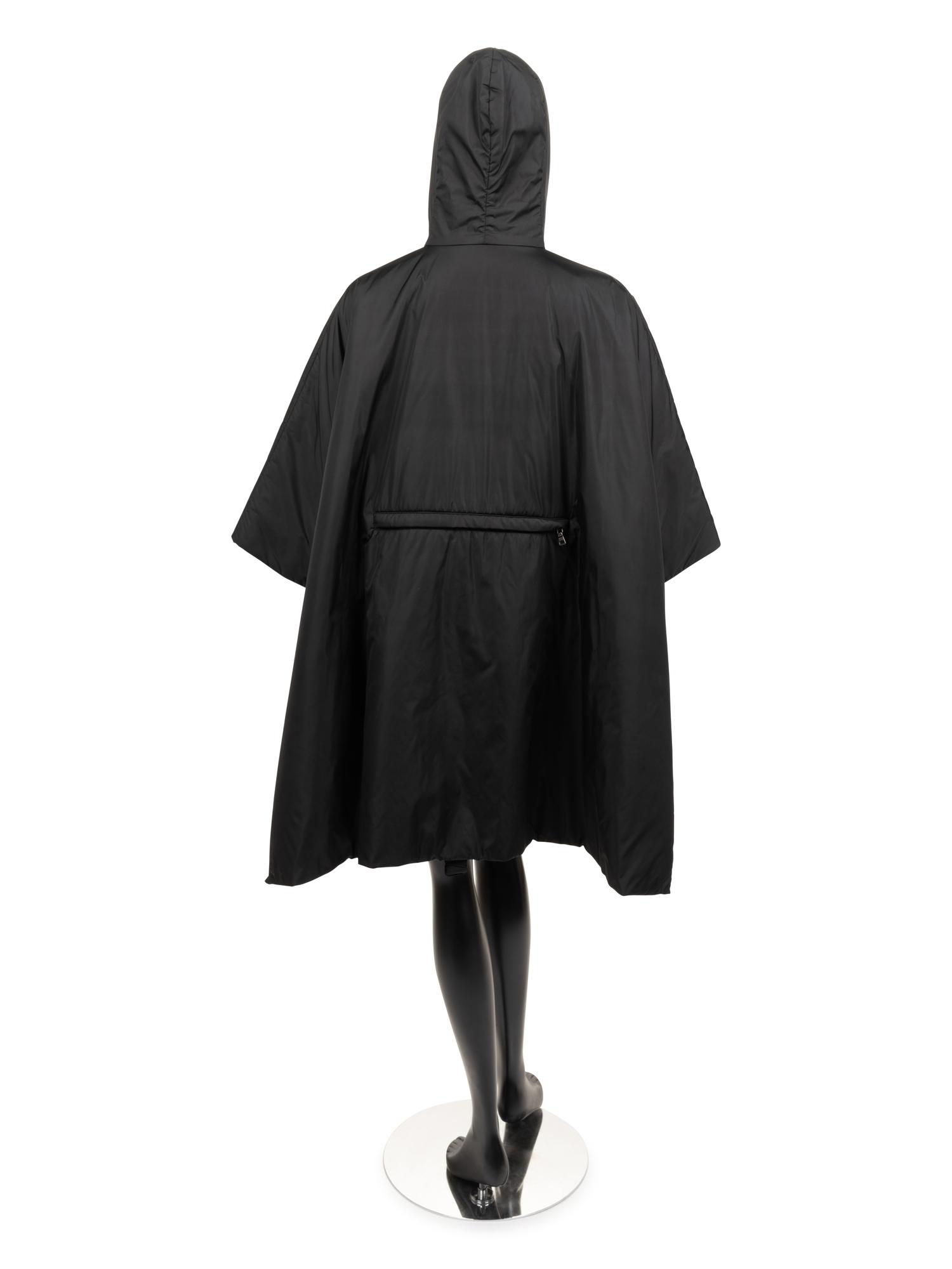 Prada Hooded Zip-front Poncho, 1990-2000s