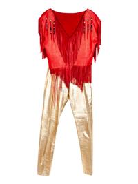Five pieces of Leather Women's Western Rodeo Wear