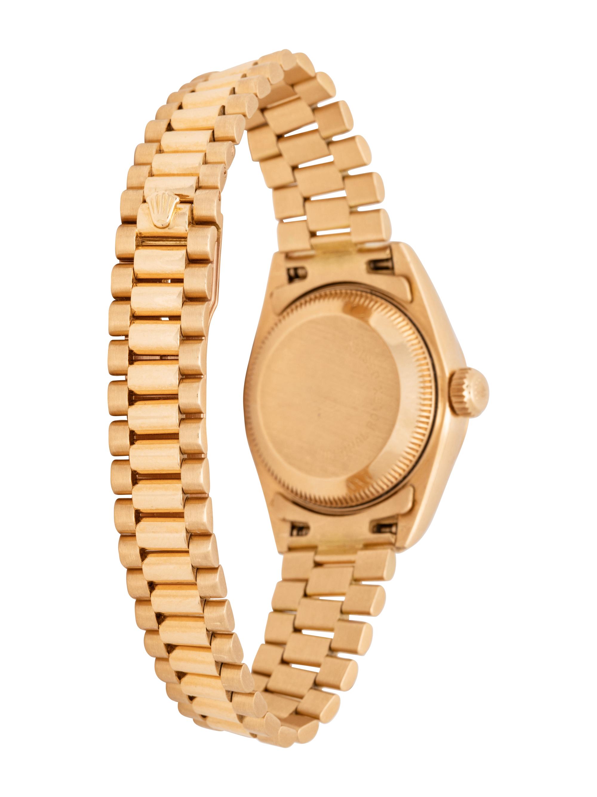ROLEX, REF. 69178 18K YELLOW GOLD 'LADY DATEJUST' WATCH
