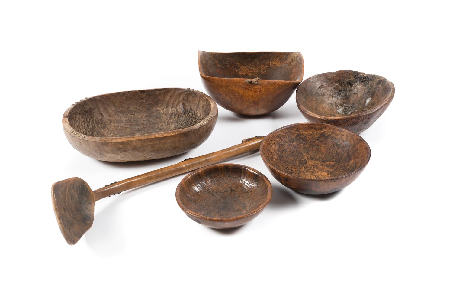 A Group of American Wood Bowls