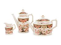 A Royal Crown Derby Japan Porcelain Dessert Service