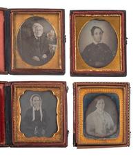 [EARLY PHOTOGRAPHY]. 30 sixth plate daguerreotypes of middle aged and elderly women.