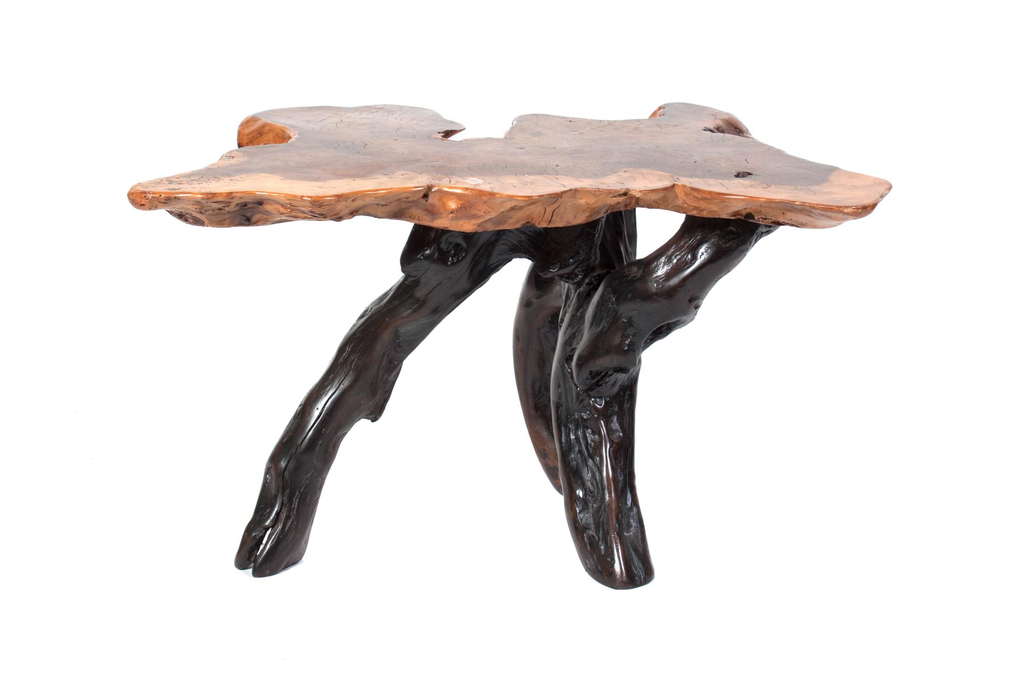 A Driftwood Furniture Suite Height of couch 32 x width 100 x depth 42 inches.