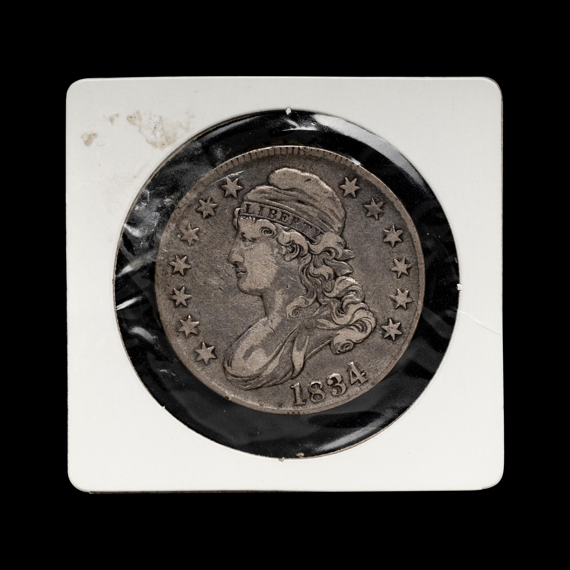 An 1834 Capped Bust 50c Coin