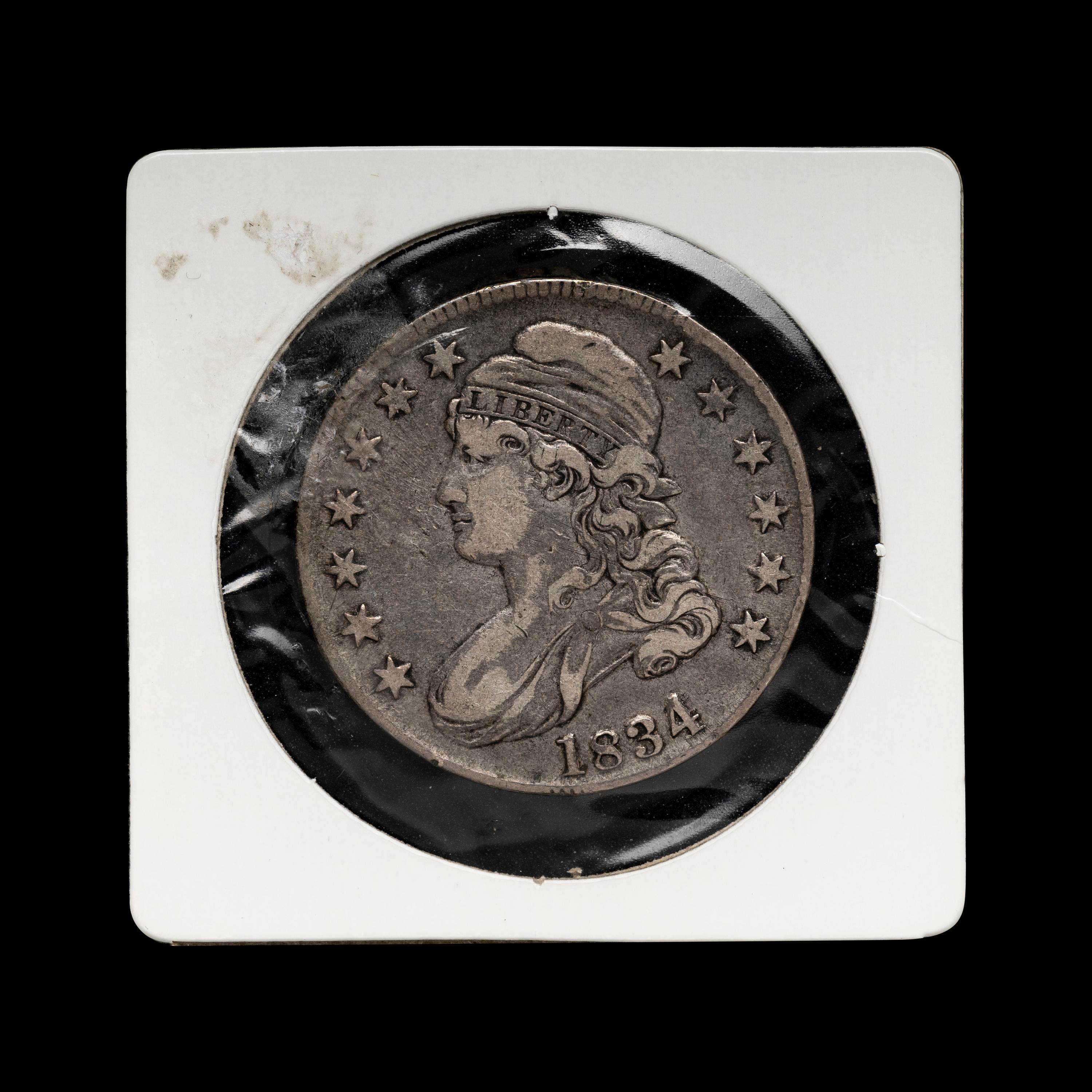 An 1834 Capped Bust 50c Coin
