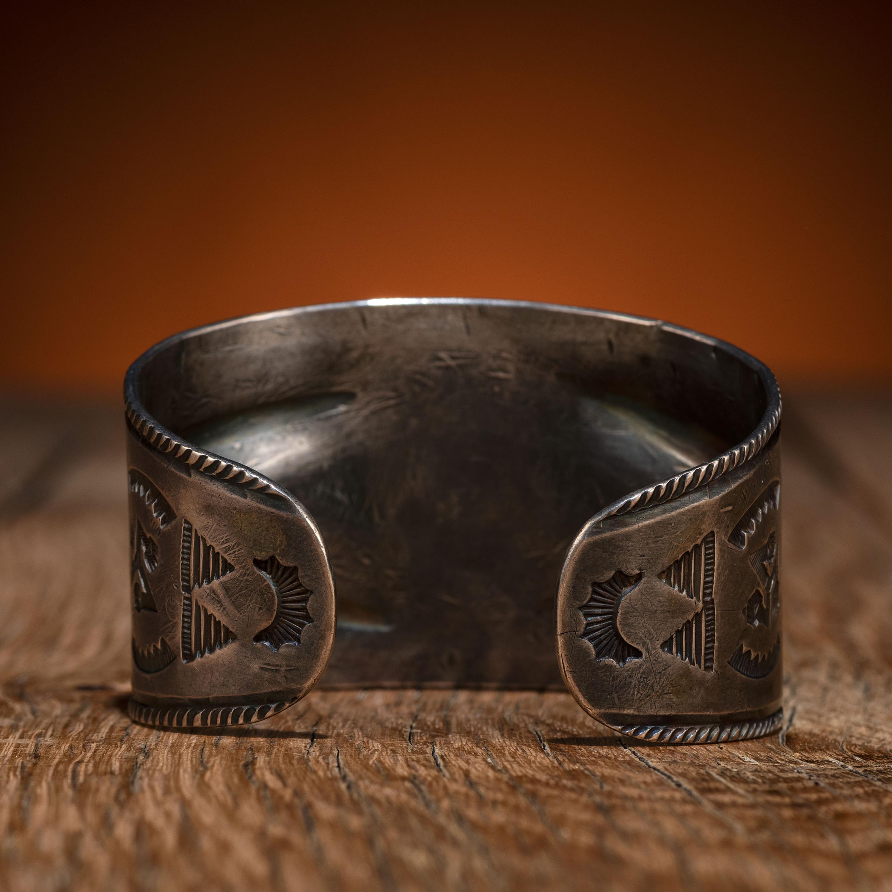 Navajo Silver and Turquoise Cuff Bracelet