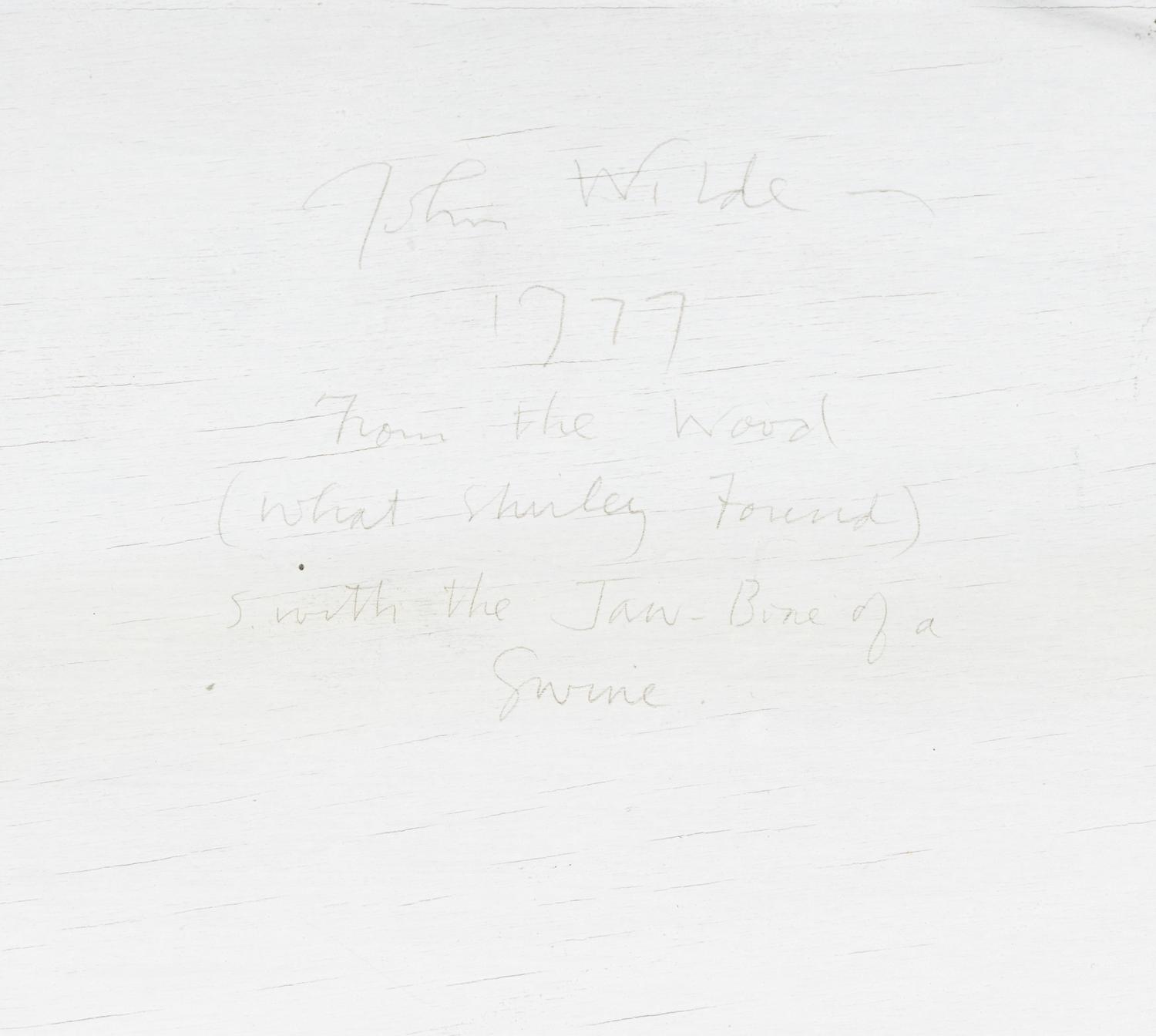 From the Wood (What Shirley Found) S. with the Jaw Bone of a Swine , 1977