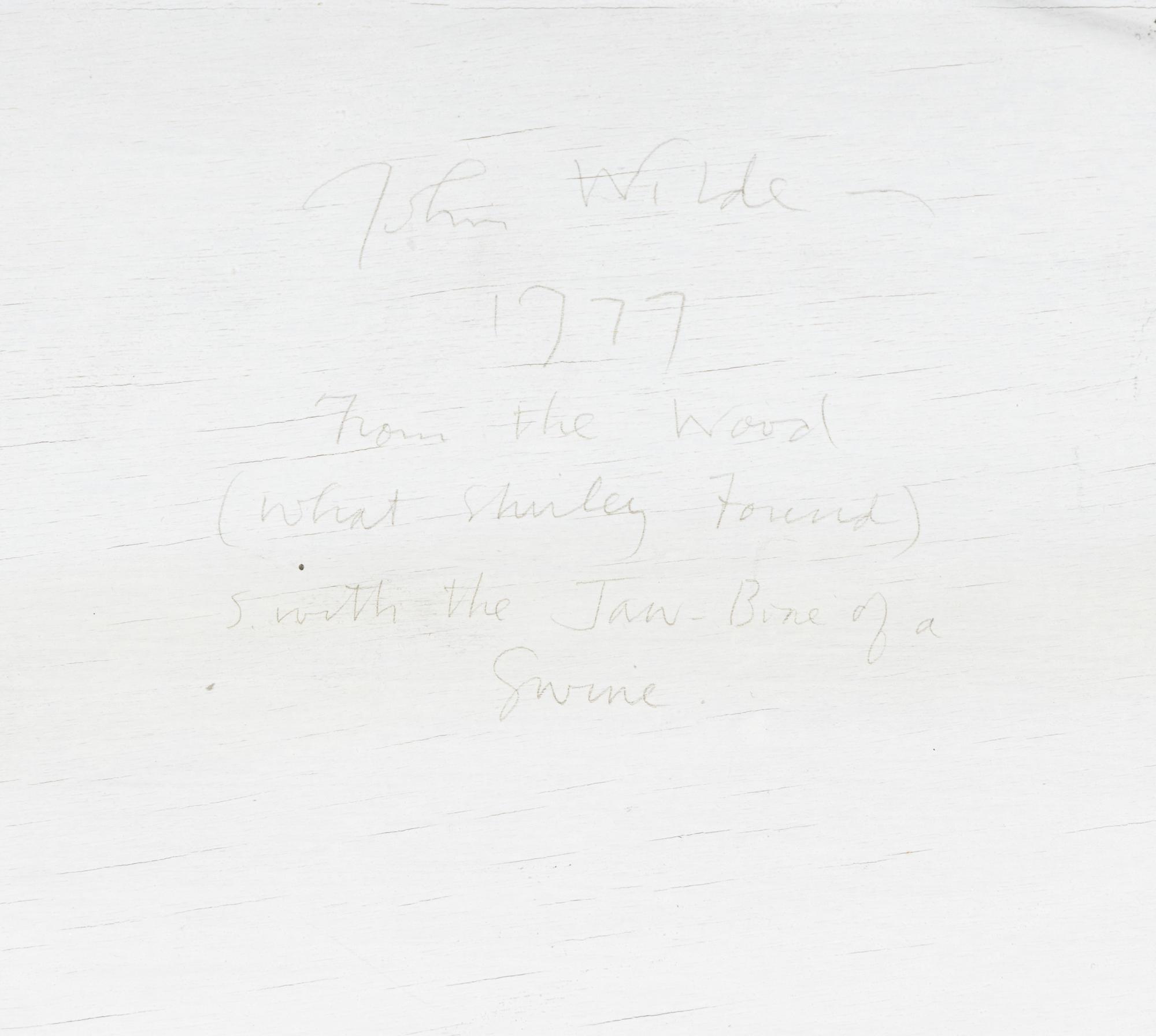 From the Wood (What Shirley Found) S. with the Jaw Bone of a Swine , 1977