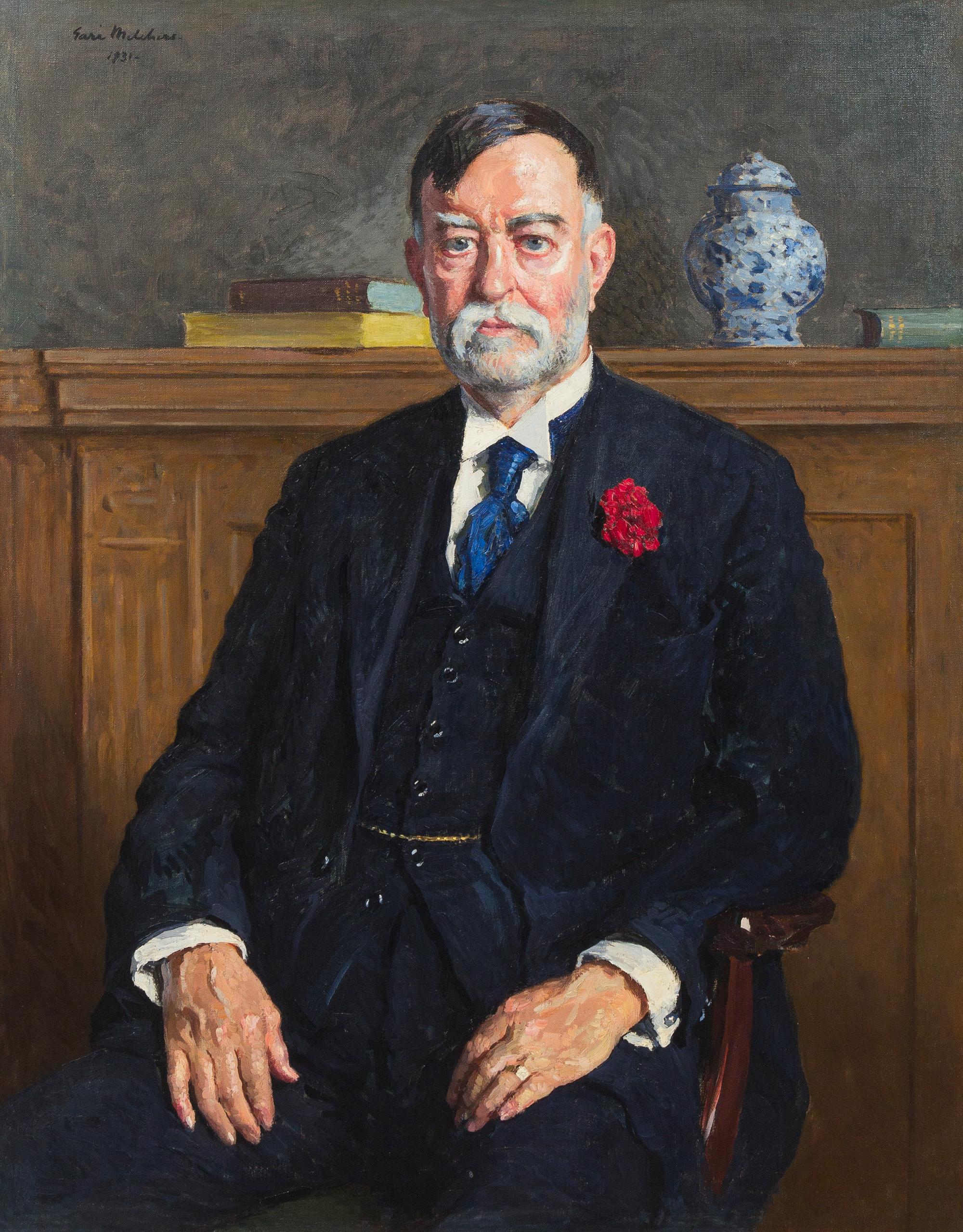 Gari Melchers, (American, 1860-1932), Portrait of a Man, 1931
