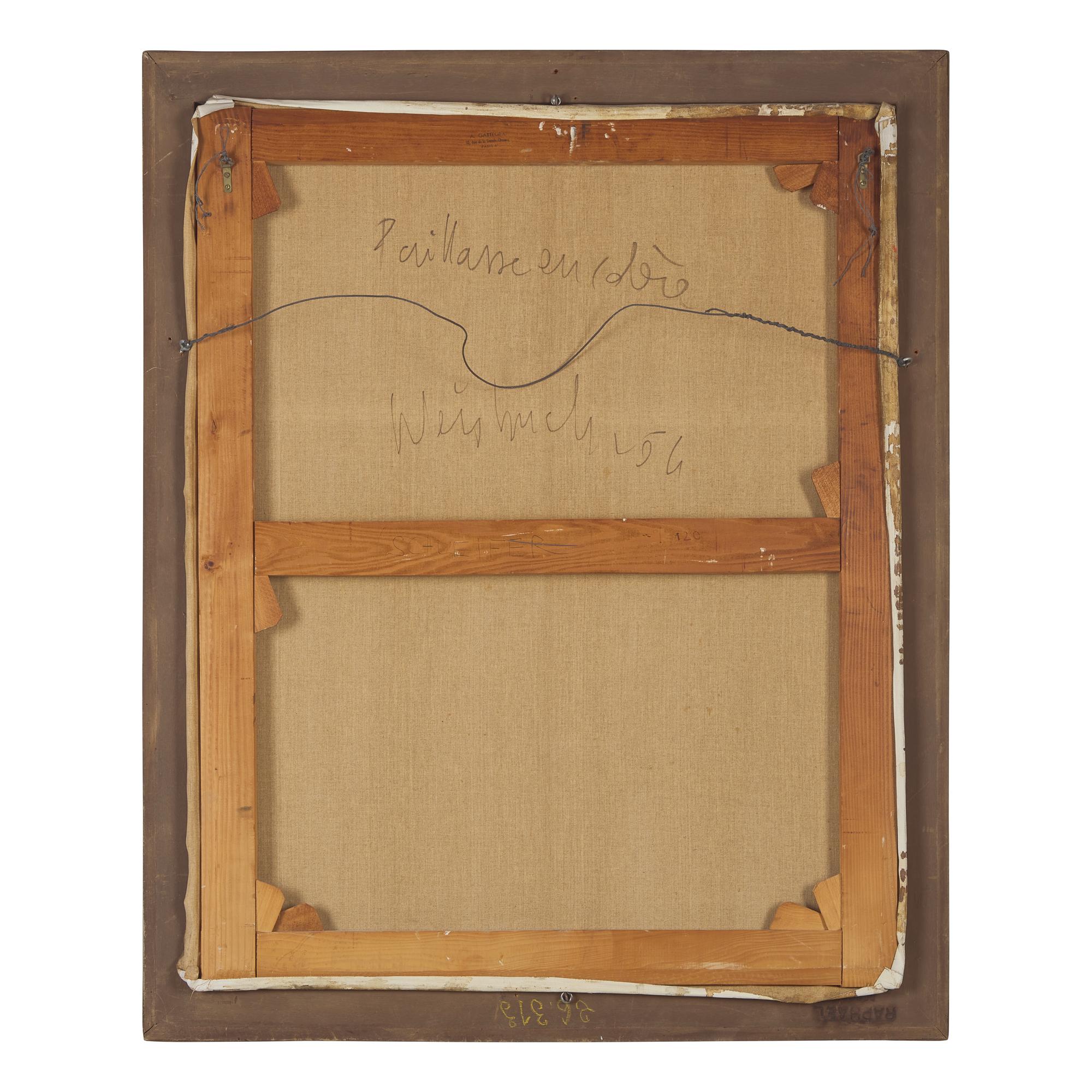 Claude Weisbuch (French, 1927-2014) — Paillasse en Colère