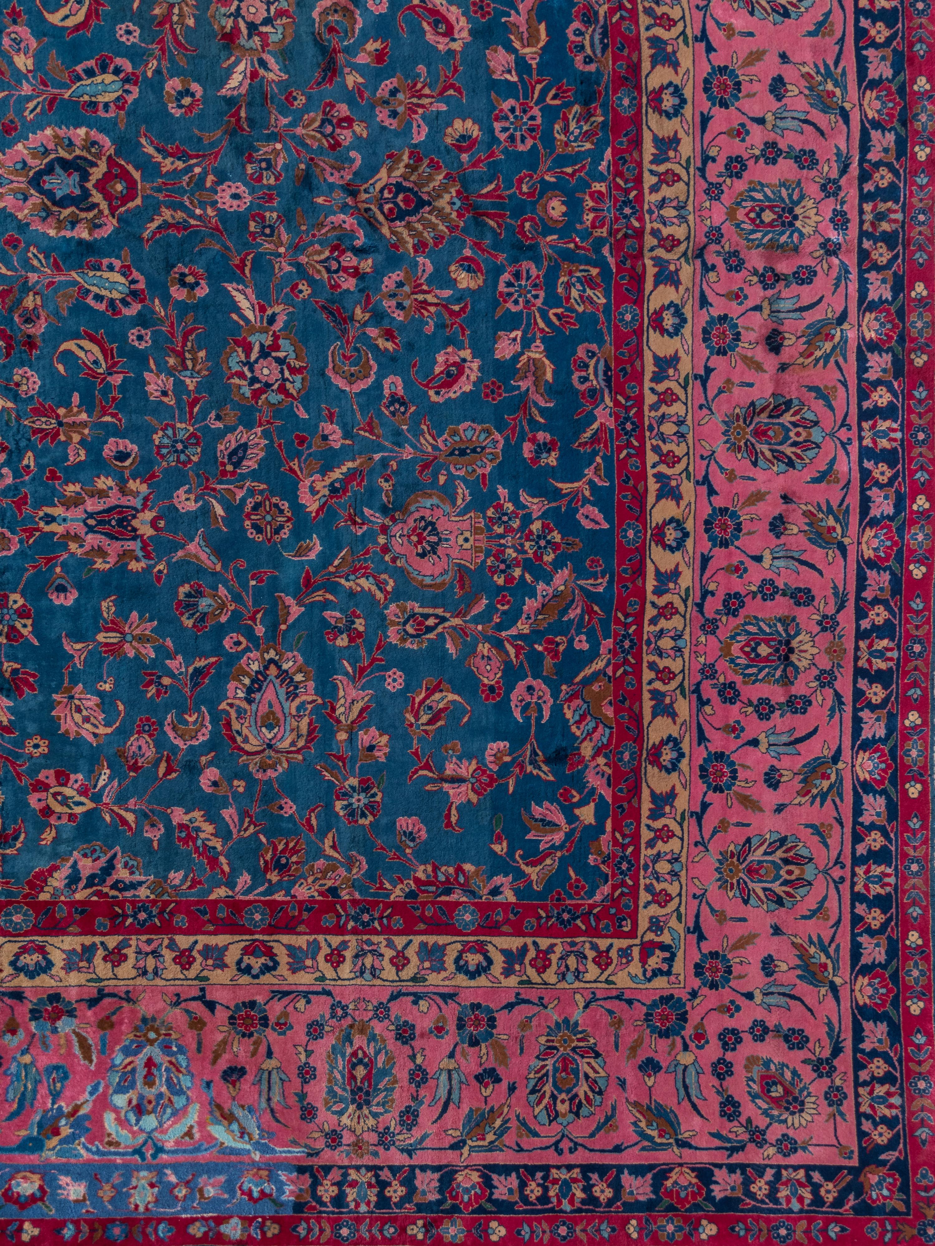 A Kashan Manchester Wool Rug