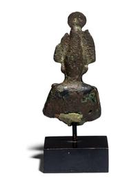 An Egyptian Bronze Bust of Osiris