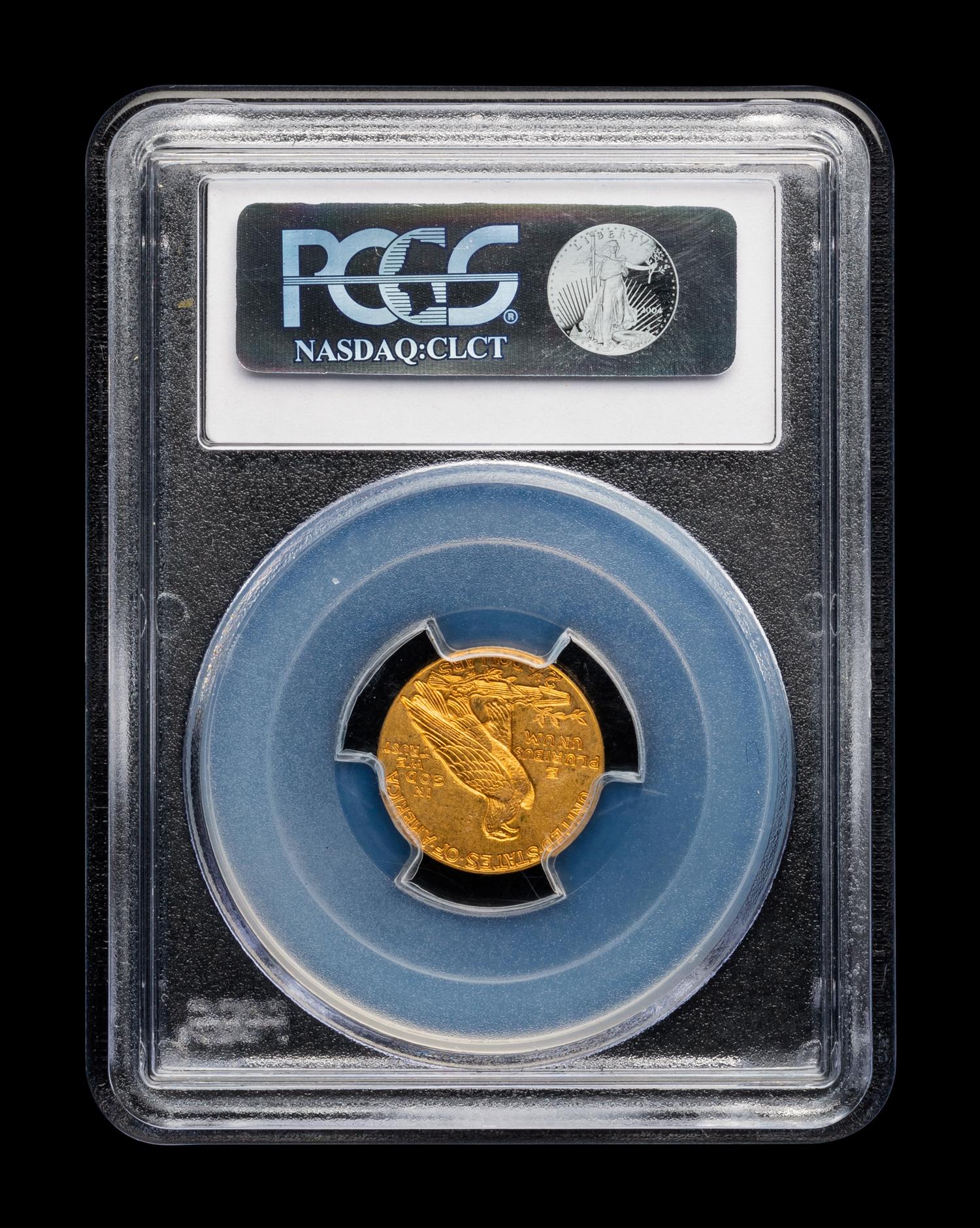 A 1929 Indian Head $2.50 Gold Coin (PCGS AU58)