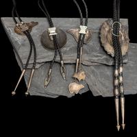 Navajo, Hopi, and Southwestern-style Silver Bolo Ties