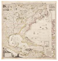 POPPLE, Henry (d.1743). A Map of the British Empire in America with the French and Spanish Settlements adjacent therto . London, ca 1734