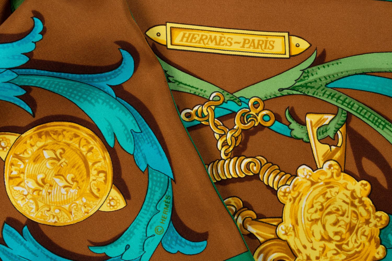 Three Hermès 90cm Scarves, 1960-70