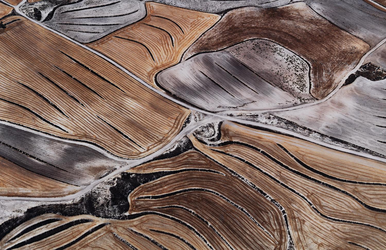 Edward Burtynsky (born 1955) Dryland Farming #28, Castile-La-Mancha, Spain, 2010