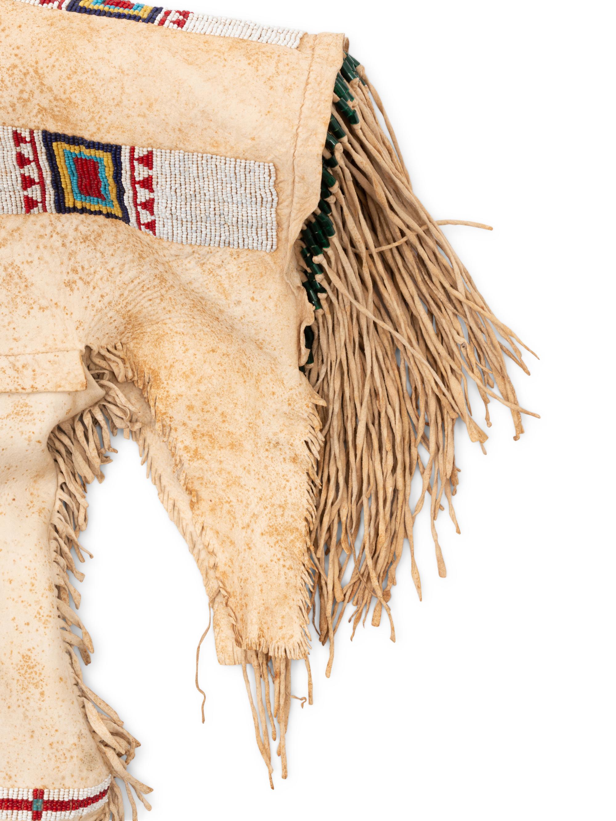 Sioux Child's Beaded Hide Dress