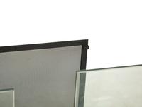 Four Contemporary Glass Fire Screens