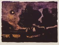 Fritz Scholder, (American, 1937-2005), The Encampment