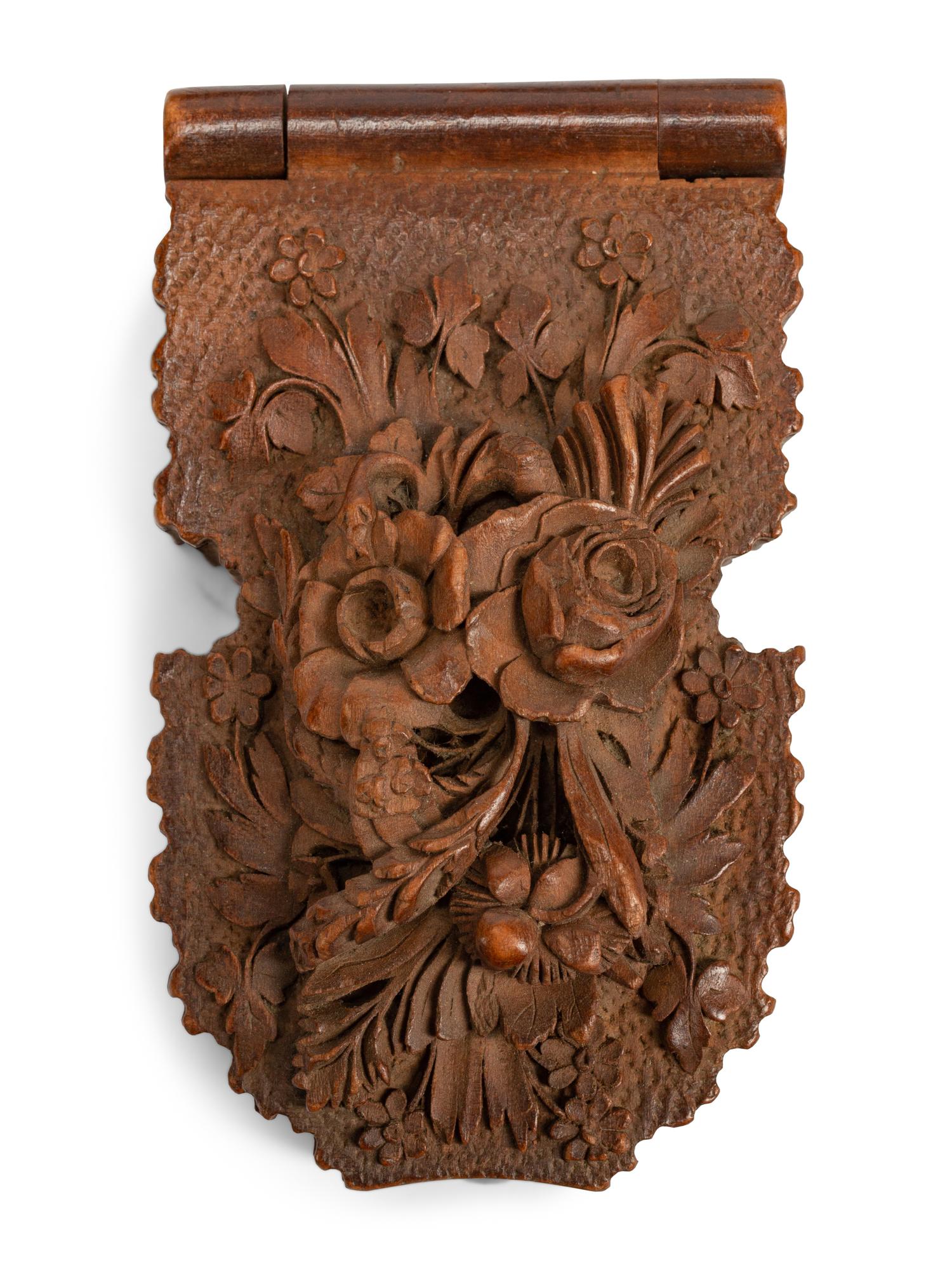A Collection of Sixteen Continental Carved Wood Boxes