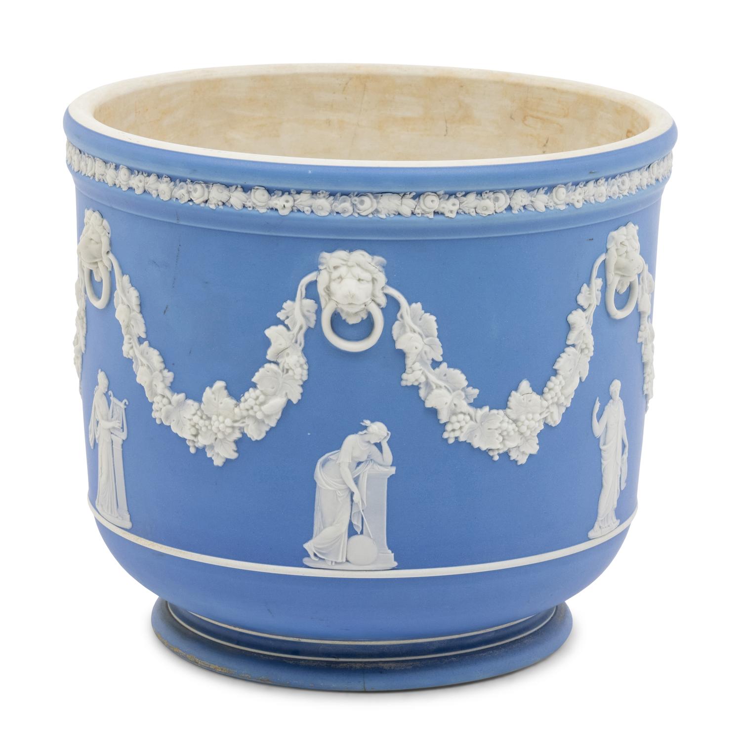 A Wedgwood Jasperware Cache Pot