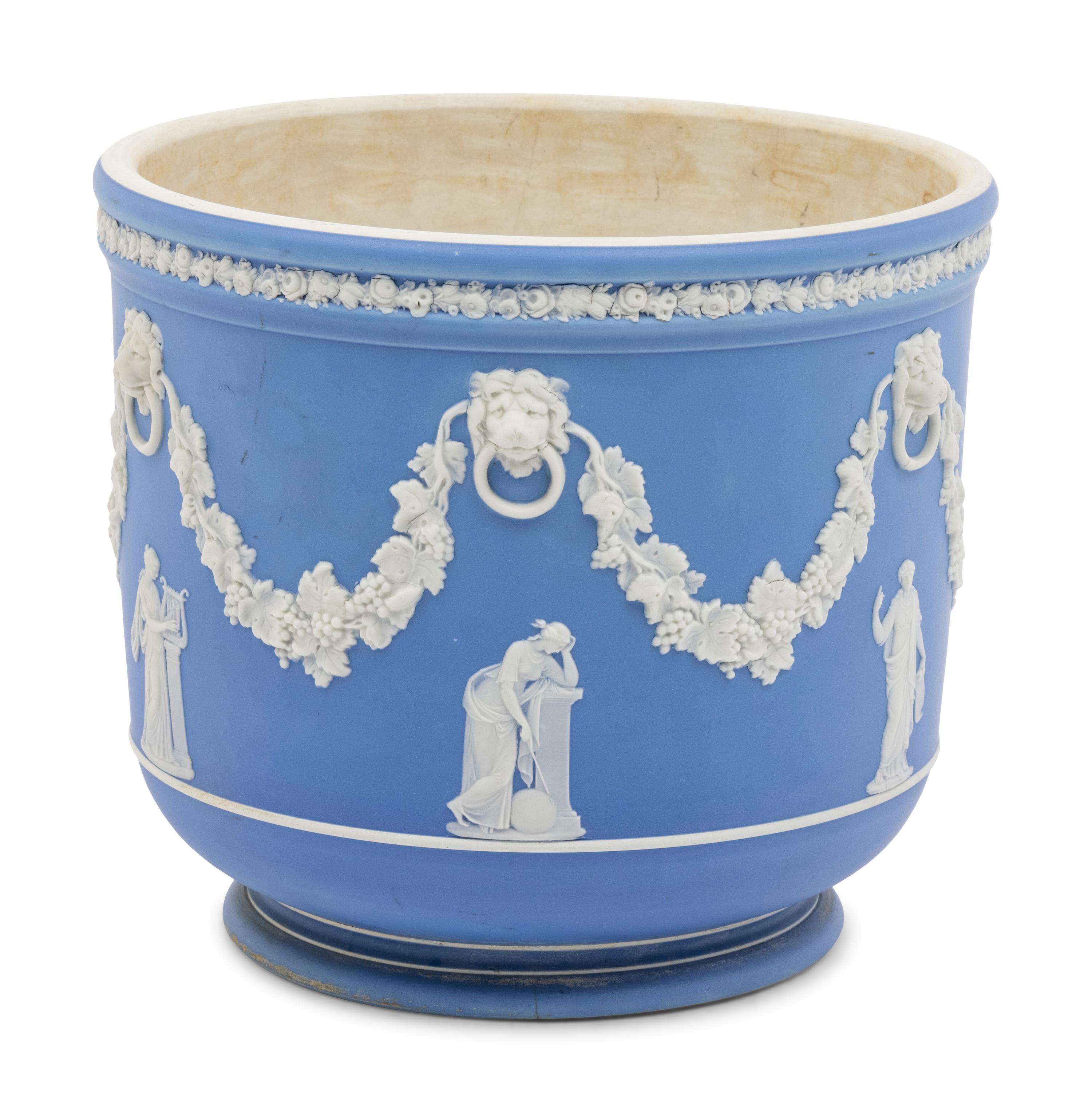 A Wedgwood Jasperware Cache Pot