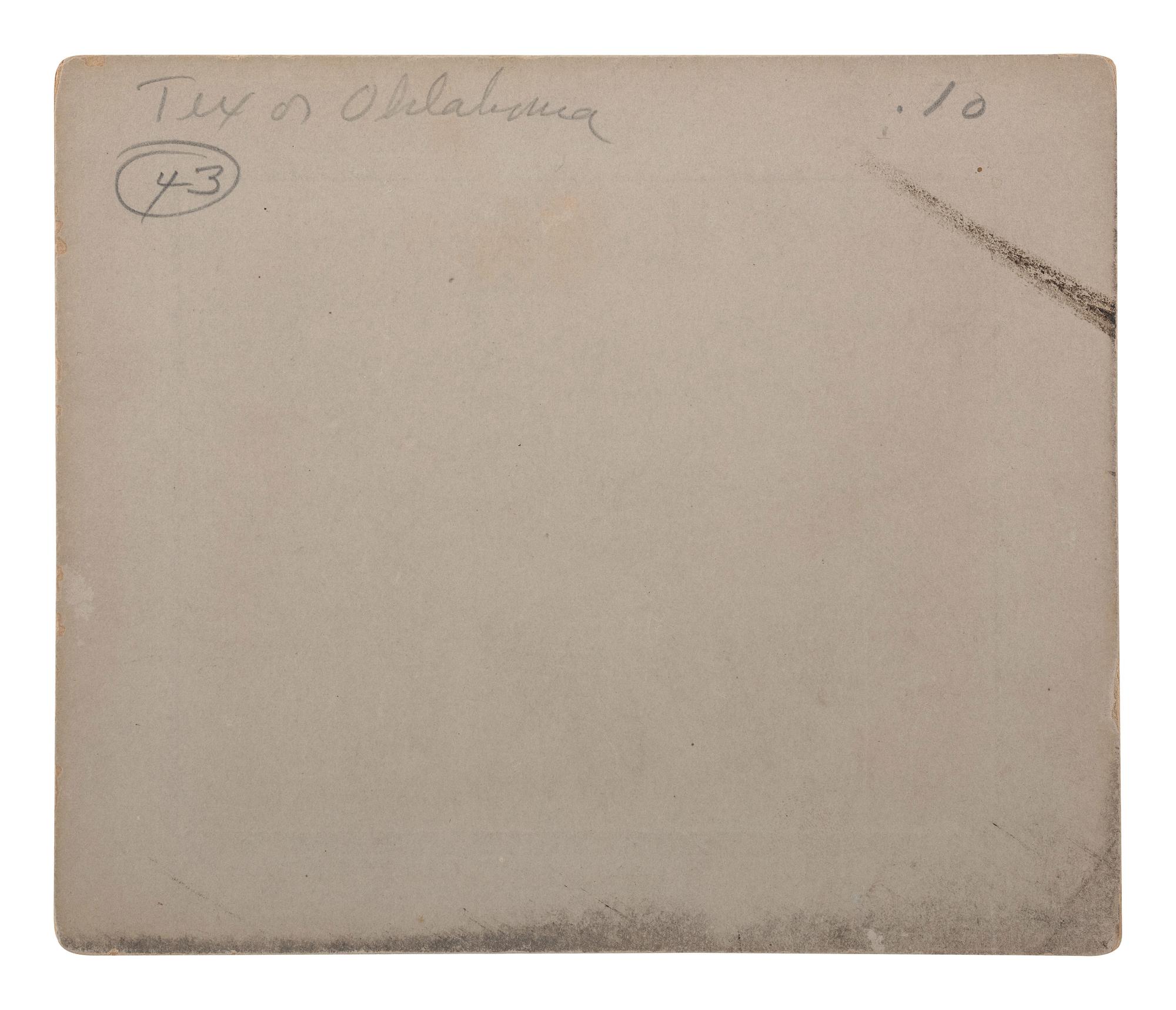[OKLAHOMA]. Comanche Group on Main Street, Lawton, Ok . N.p.: N.p., ca 1900.