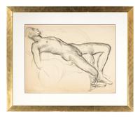 Reclining Male Nude , 1949