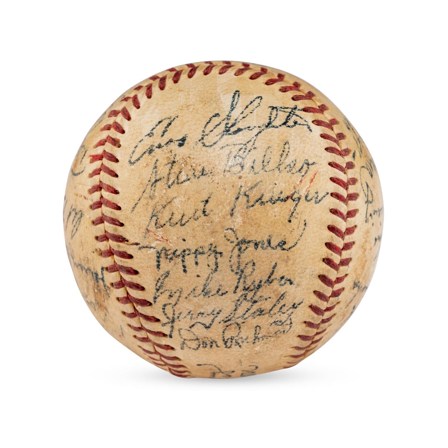 A 1951 St. Louis Cardinals Team Signed Autograph Baseball Featuring Stan Musial (Beckett Authentication Services)