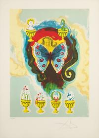 Salvador Dalí (Spanish, 1904-1989) — Wealth, Health, Fame and Love (from TAROT Seven of Cups ), 1978