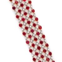 RUBY AND DIAMOND BRACELET