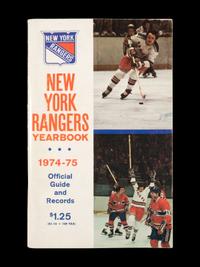 A Group of 16 1960s - 1980s New York Rangers Blue Book Media Guides,