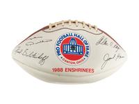 Mike Ditka’s Personal 1988 Pro Football Hall of Fame Commemorative Wilson Football Formerly Displayed at Mike Ditka's Restaurant