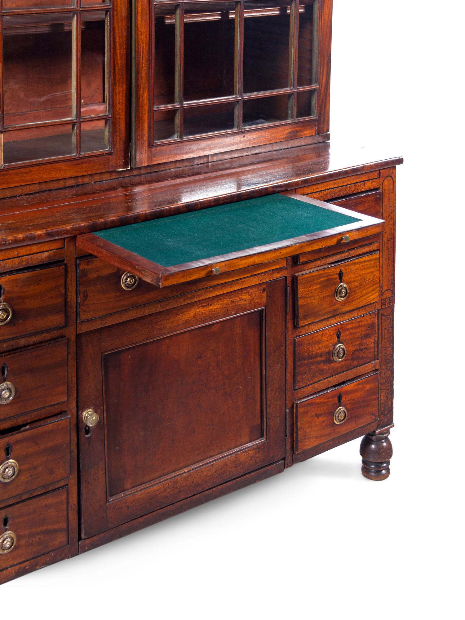 A Federal Mahogany Bookcase