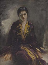 Gladys Lee Wiles (American, 1890–1984) - Seated Girl (Polynesian Model)